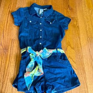 GUESS Denim Romper Size 12 Shorts